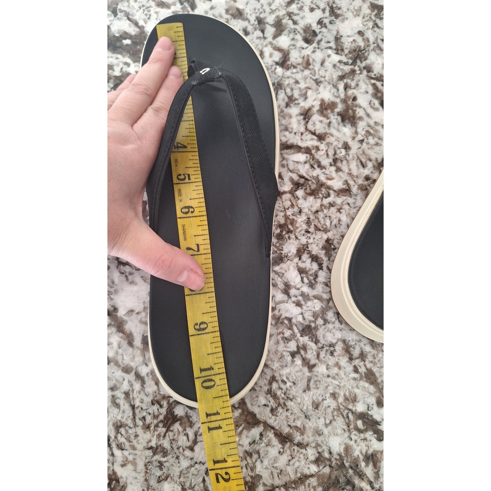 Olukai Women's Black ‎ Strappy Thong Size 10 - Picture 8 of 8